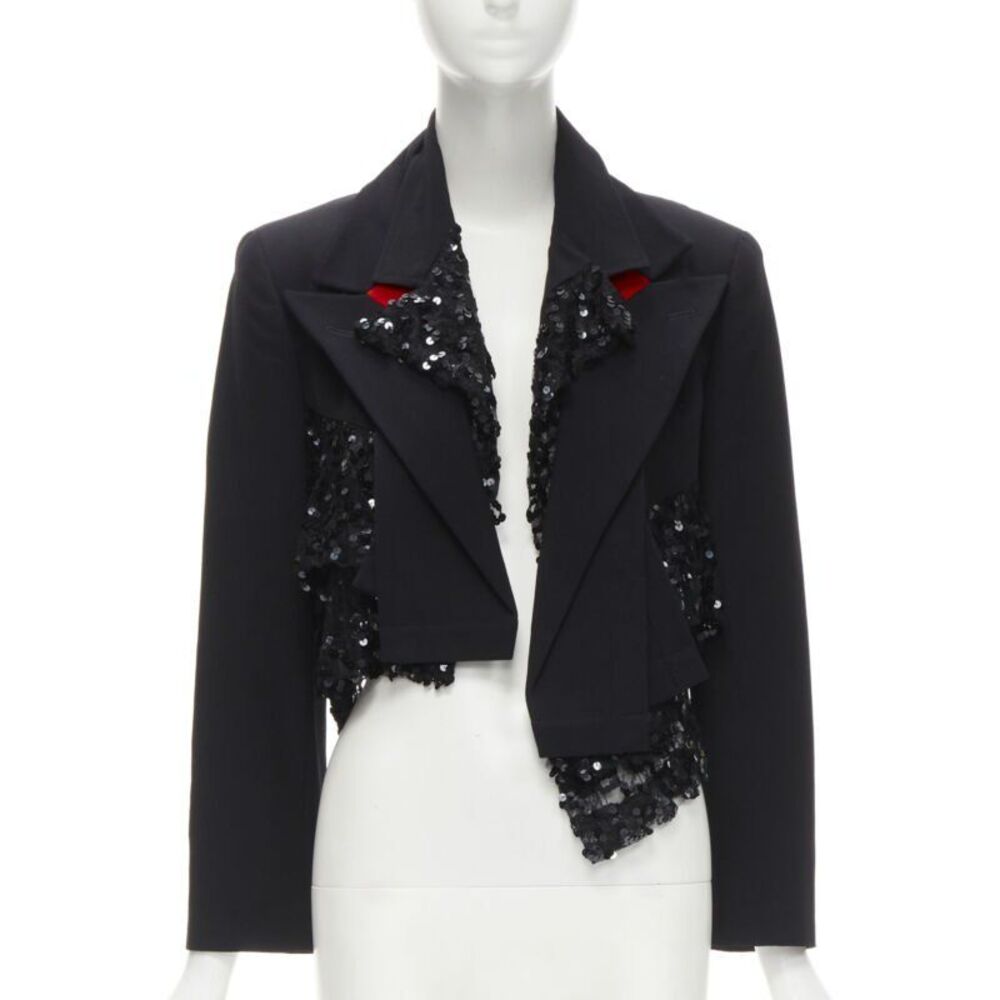Comme Des Garcons Sequin Mesh Jacket